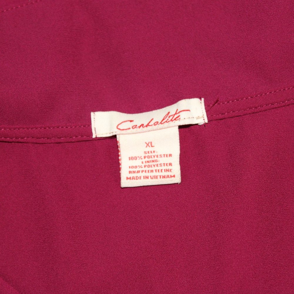 BURGUNDY CARLALITE DRESS - Picture 5 of 10
